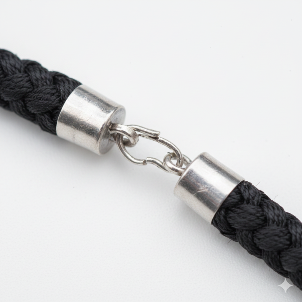 Classic Black Braided Bracelet