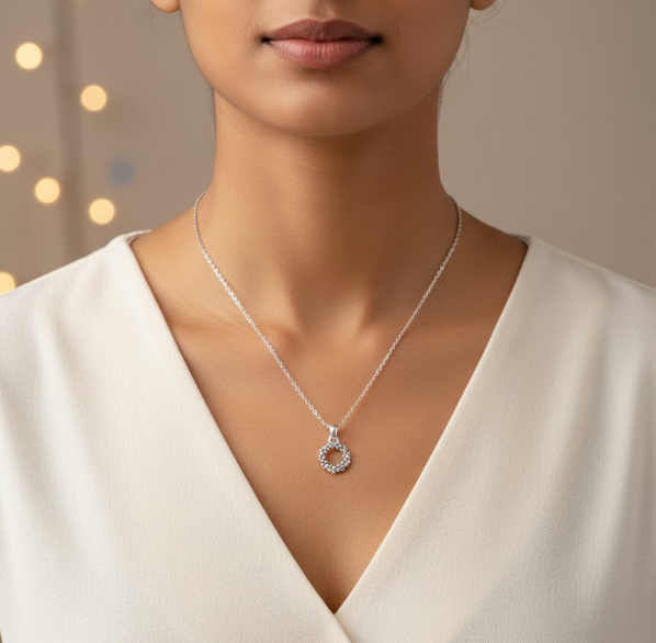 Floral Circle Pendant