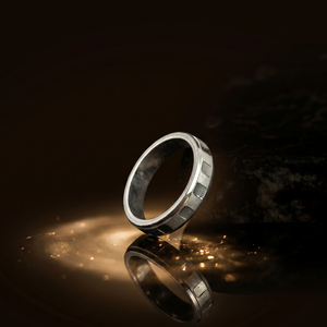 Sleek Modern Silver Band - 925 Sterling Silver - Lustra