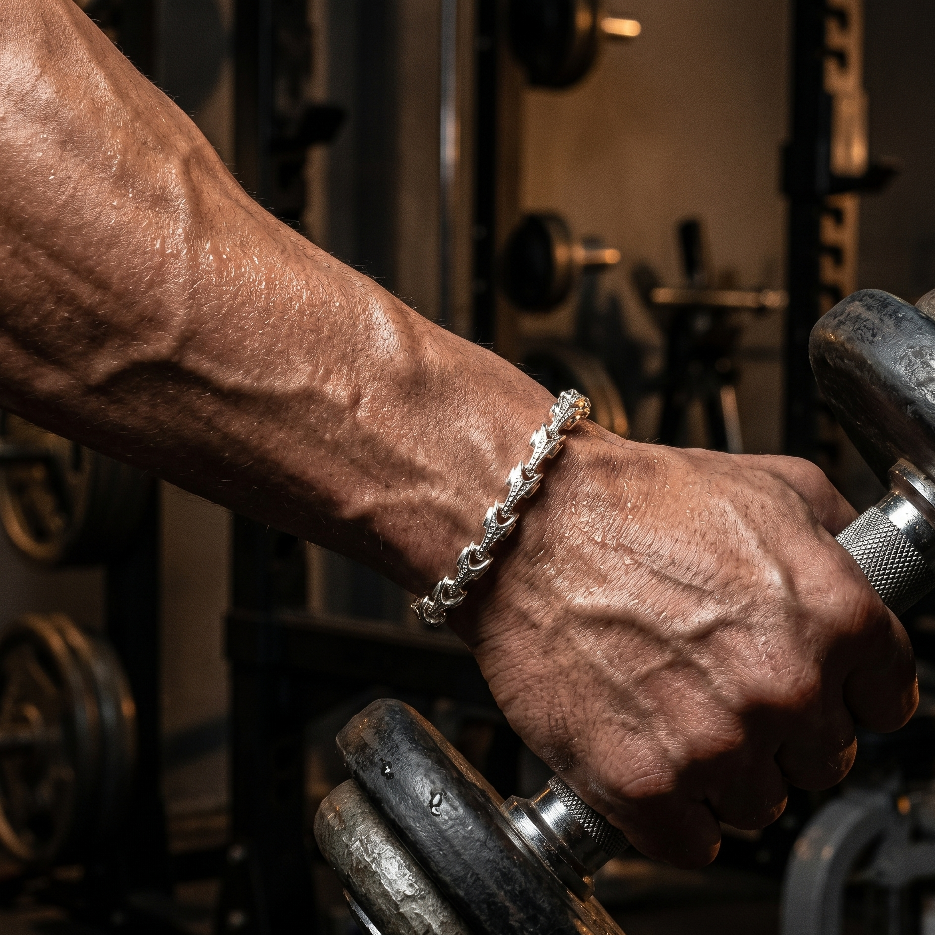 Fashion Forward Silver Fish Link Bracelet - 925 Sterling Silver - Lustra