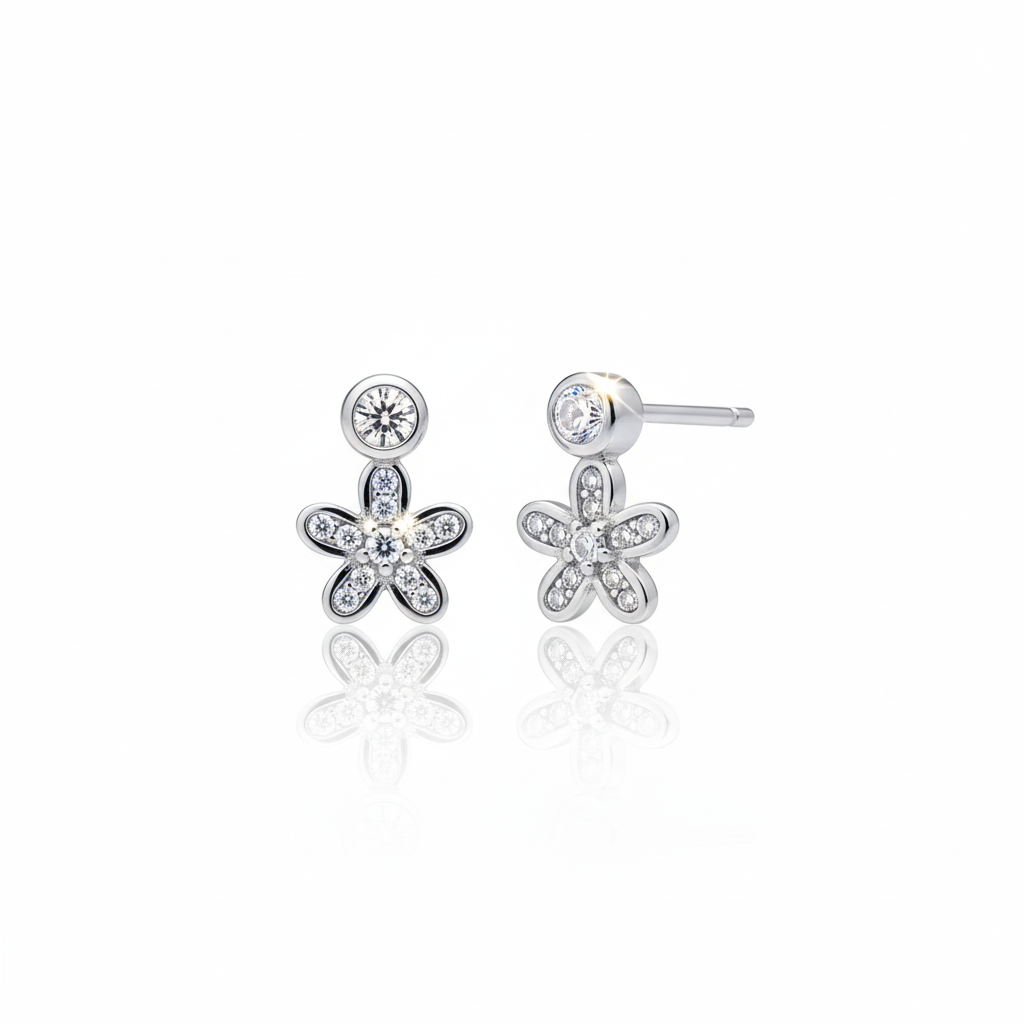 Stellar Bloom Stud Earrings