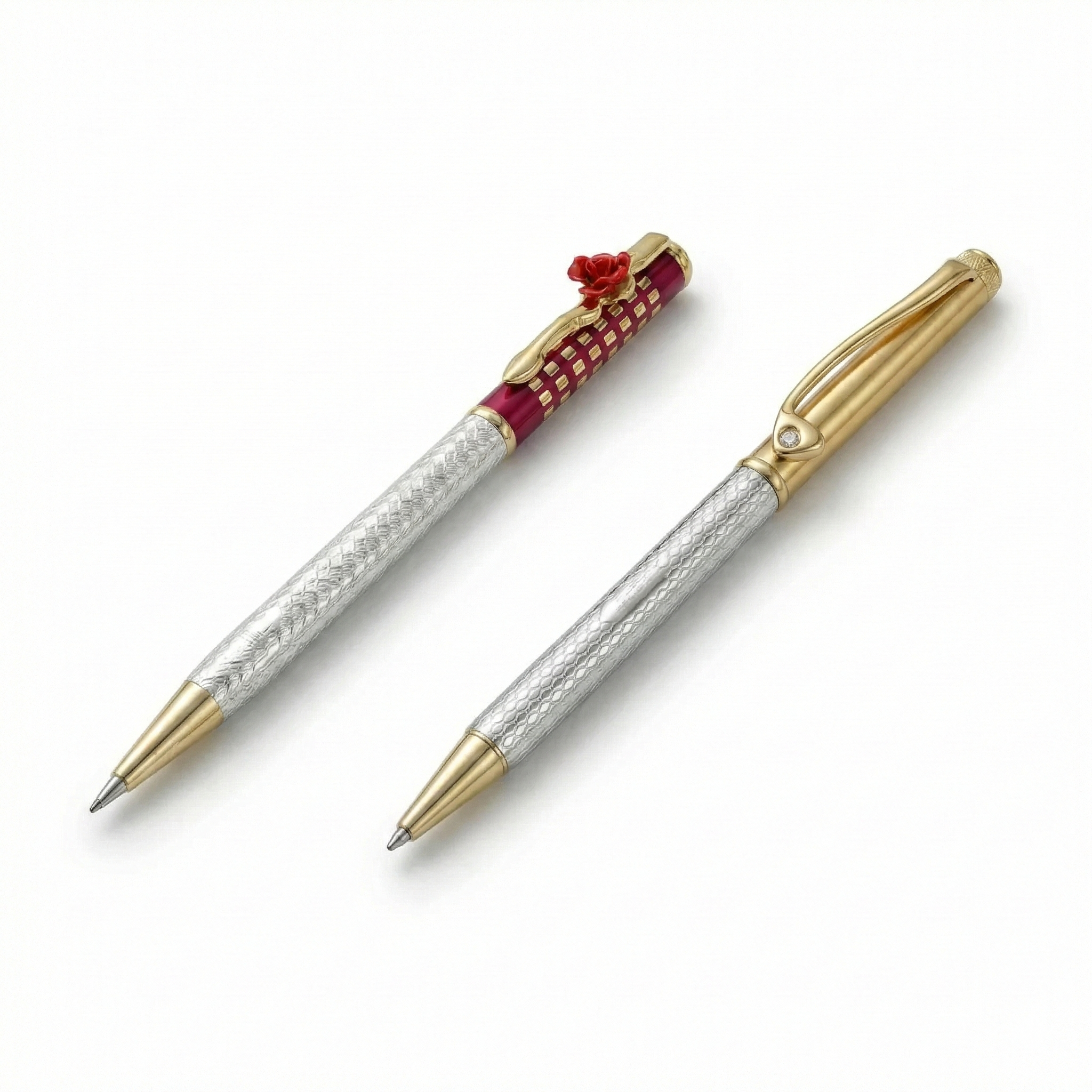Lustra Rose Gold Signature Pen - 925 Sterling Silver - Lustra