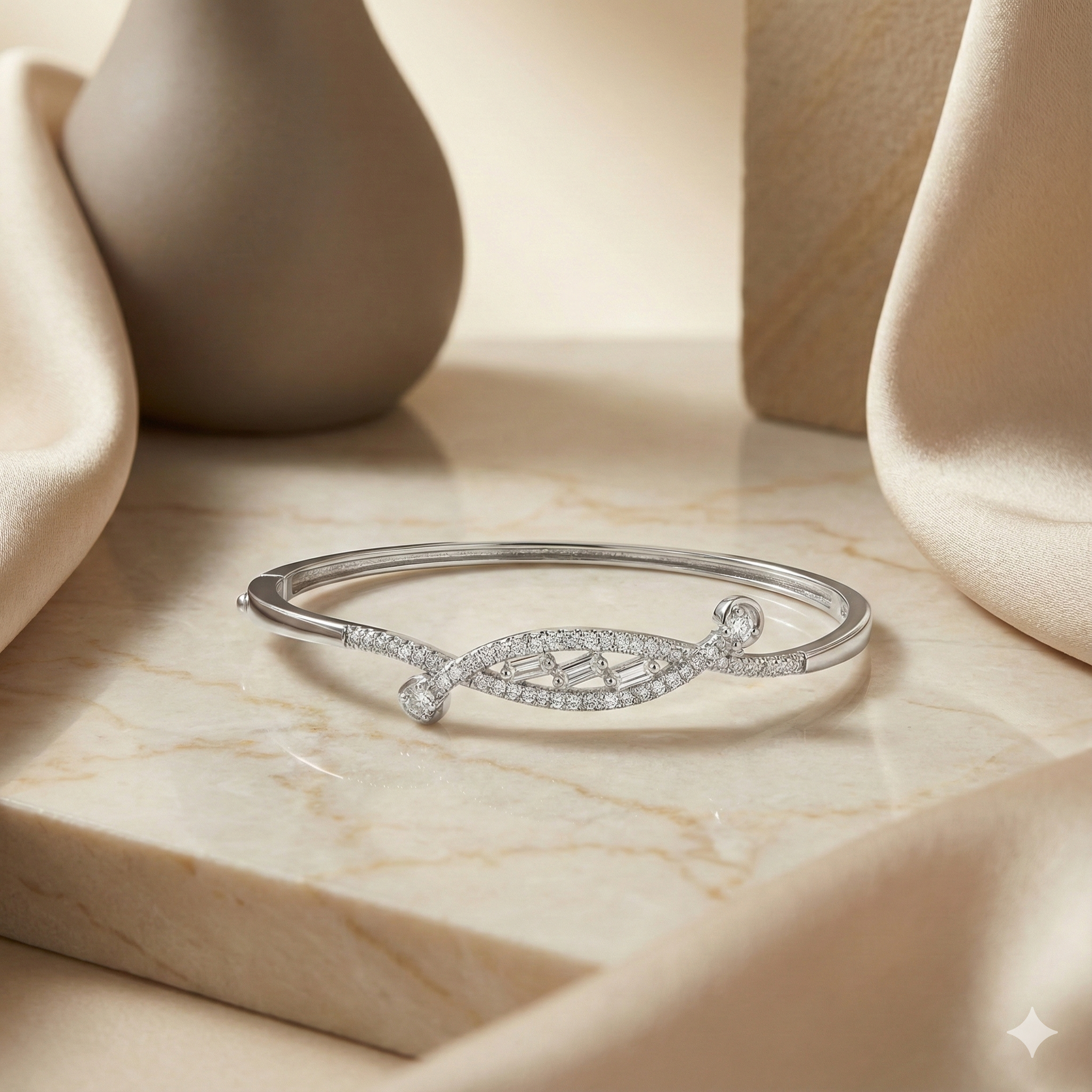 Twinkling Leaf Bangle