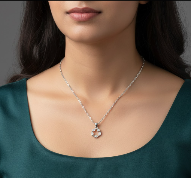 Heart Circle Pendant