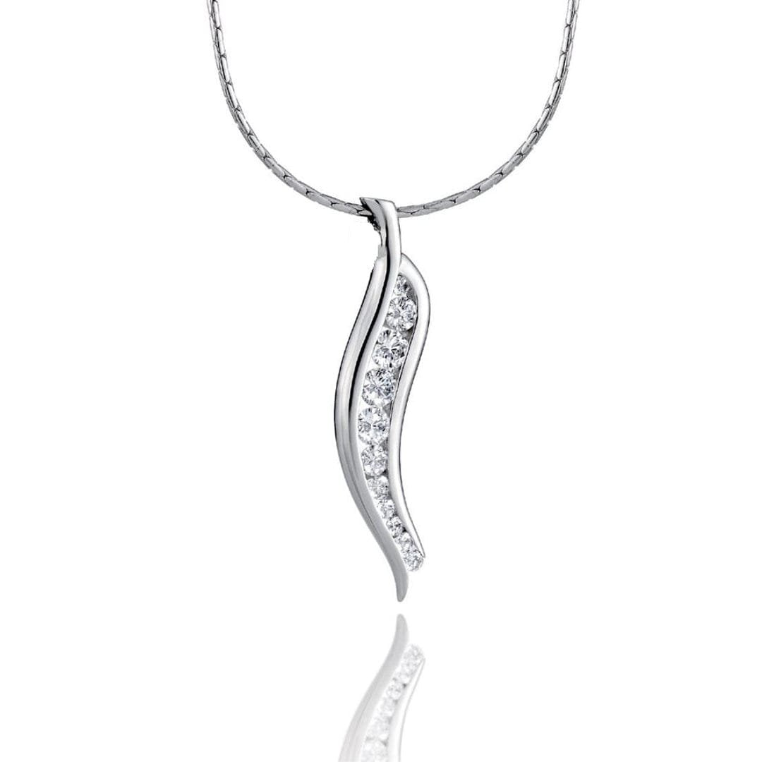 Celeste Curve Sterling Silver Pendant