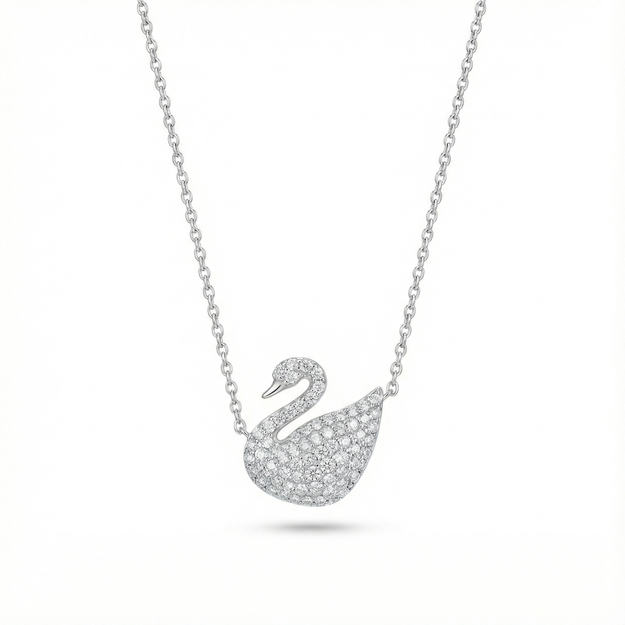 Pavé Dove Silver pendant
