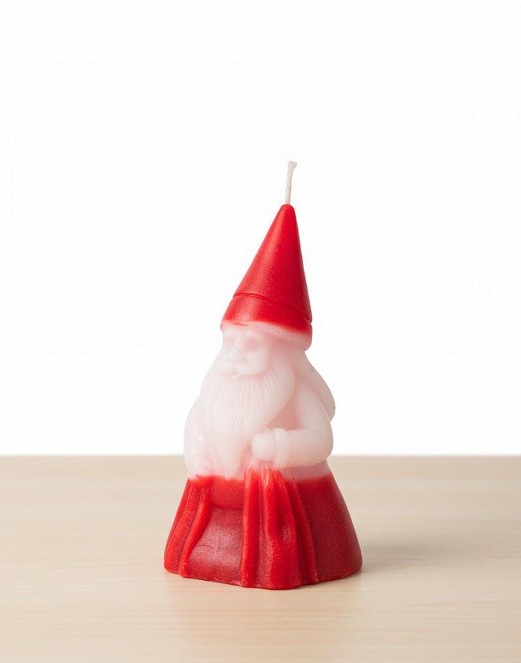 Santa Figurine Decorative Candle (quantity 4pis)