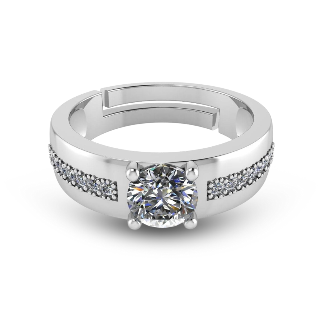 Titan Crest Sterling Ring