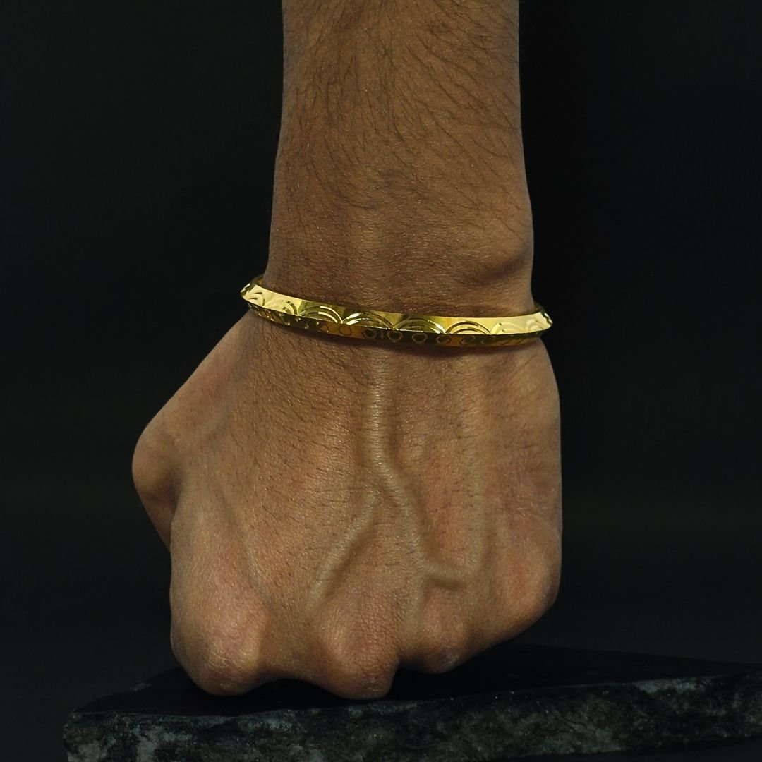 Auric Crest Men's Kada
