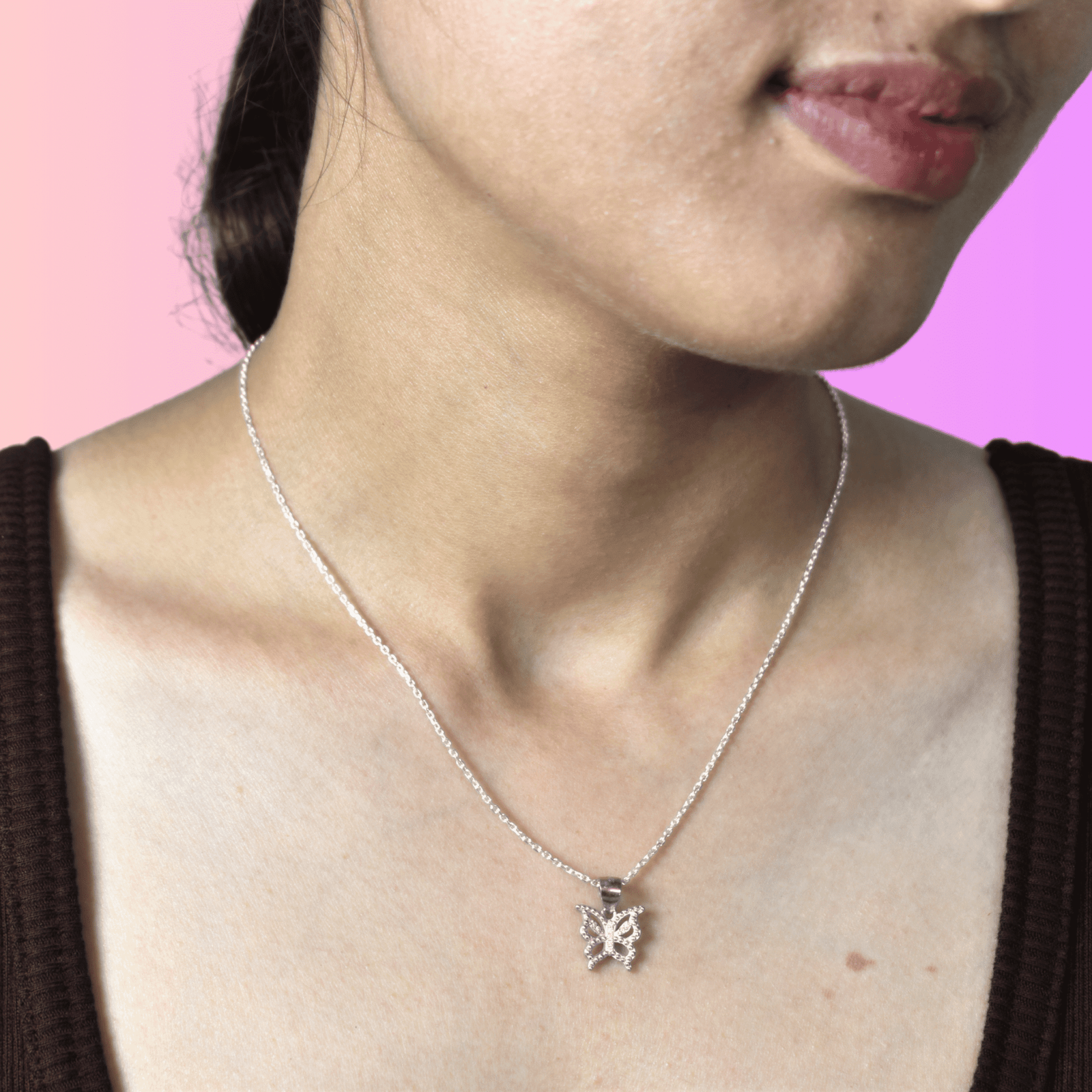 Whimsical Butterfly Pendant