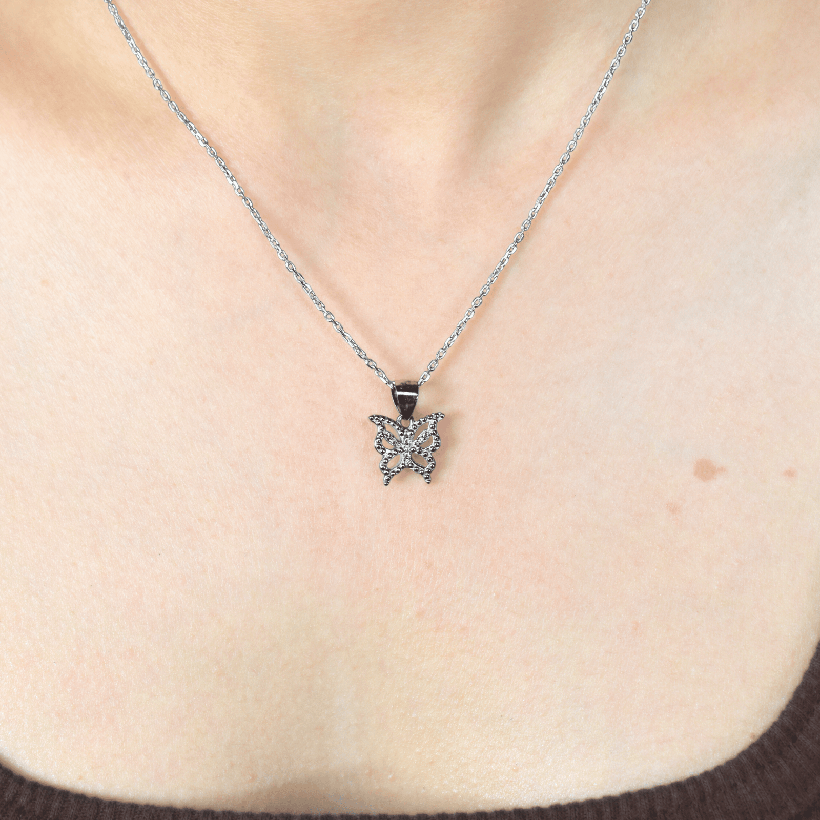 Delicate Butterfly Pendant