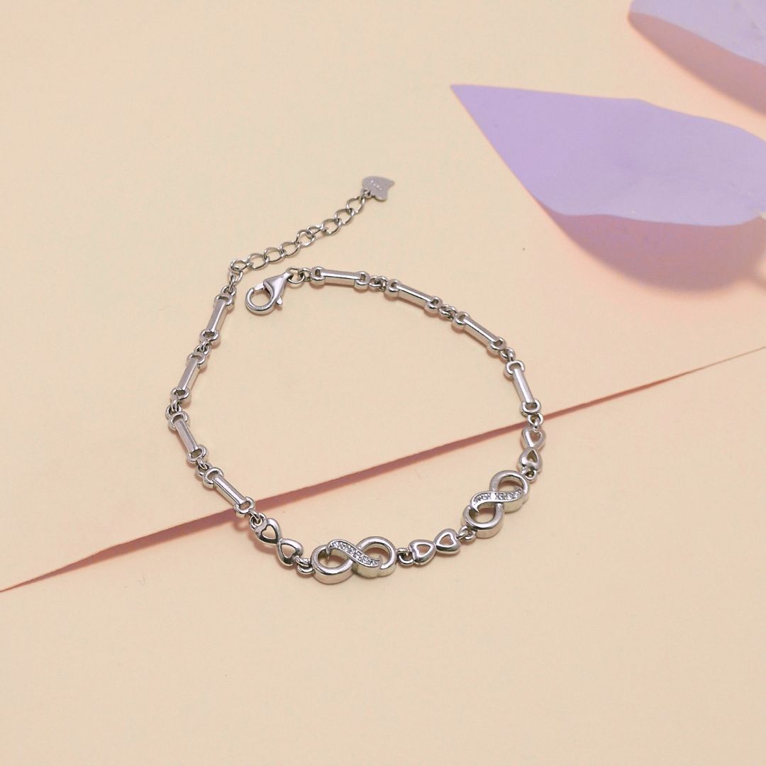 Heartfelt Silver Bracelet