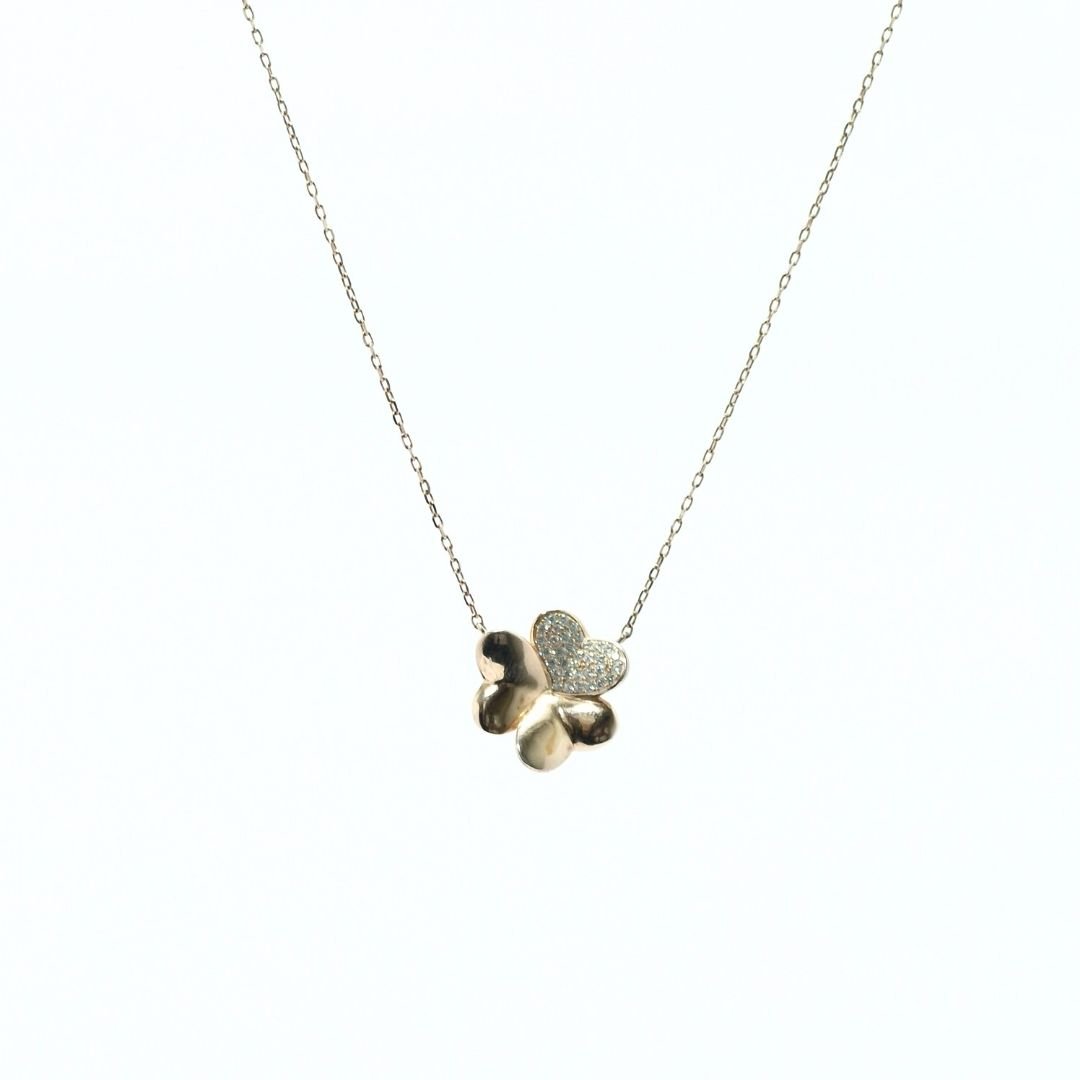 Gleaming Clover Necklace
