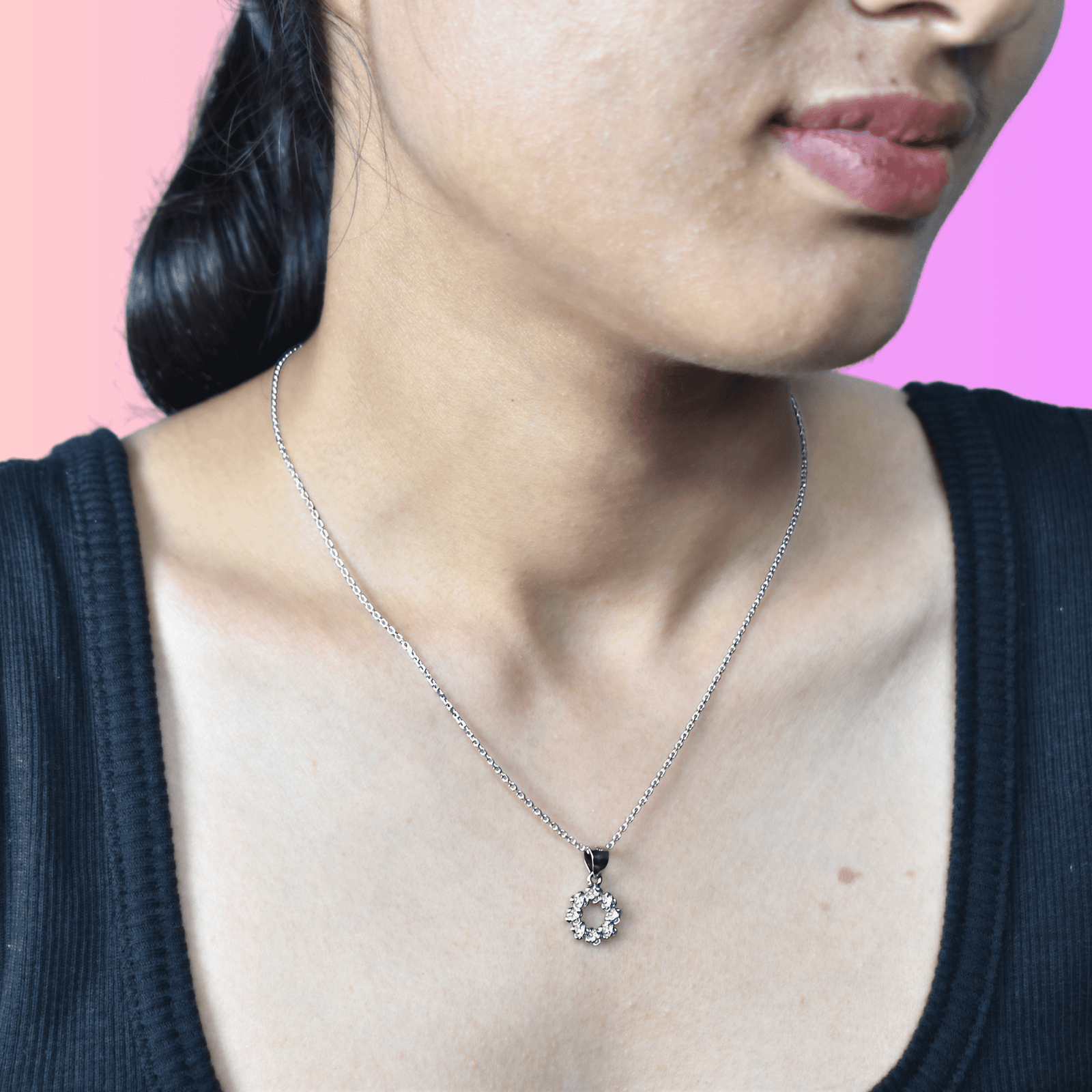 Floral Circle Pendant