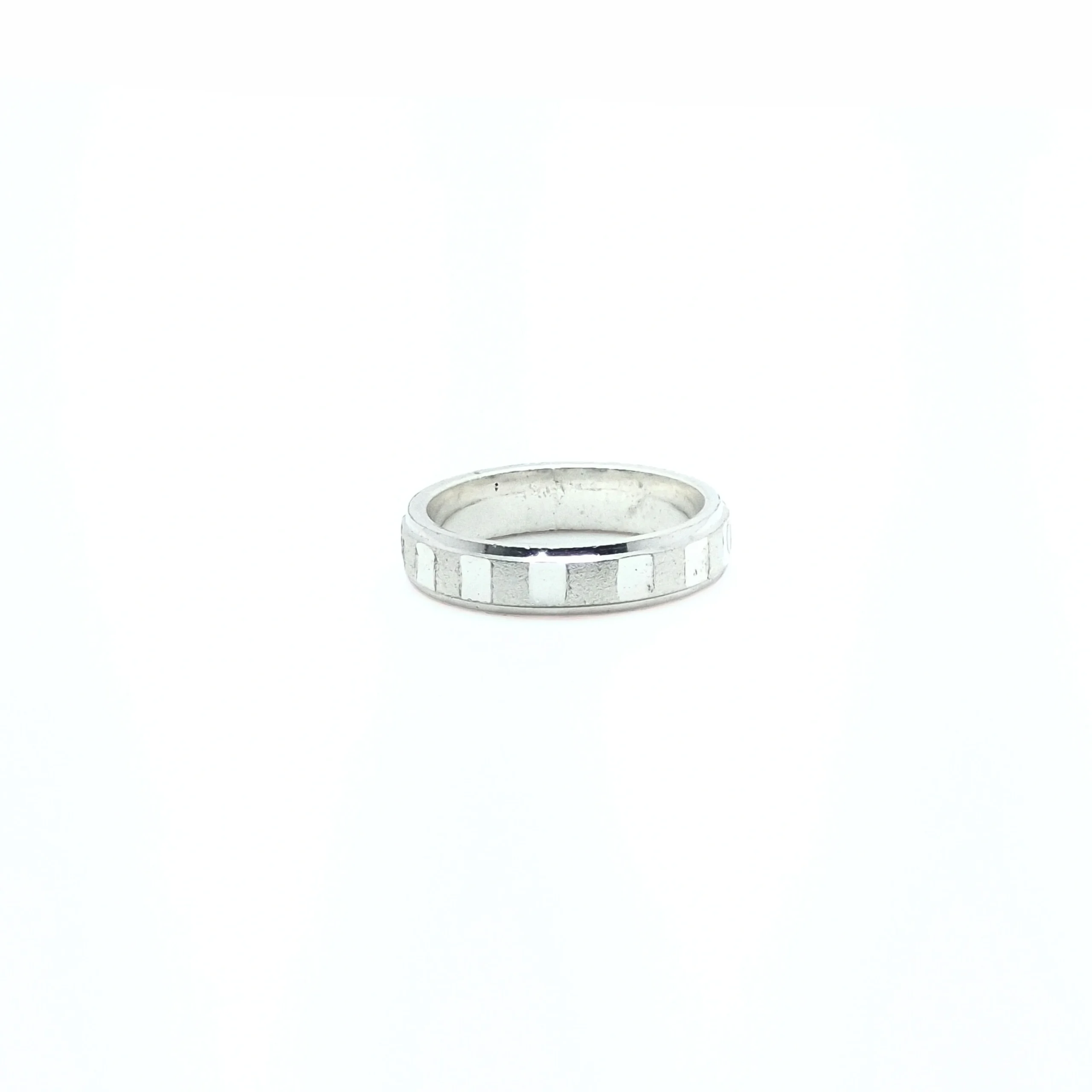 Sleek Modern Silver Band