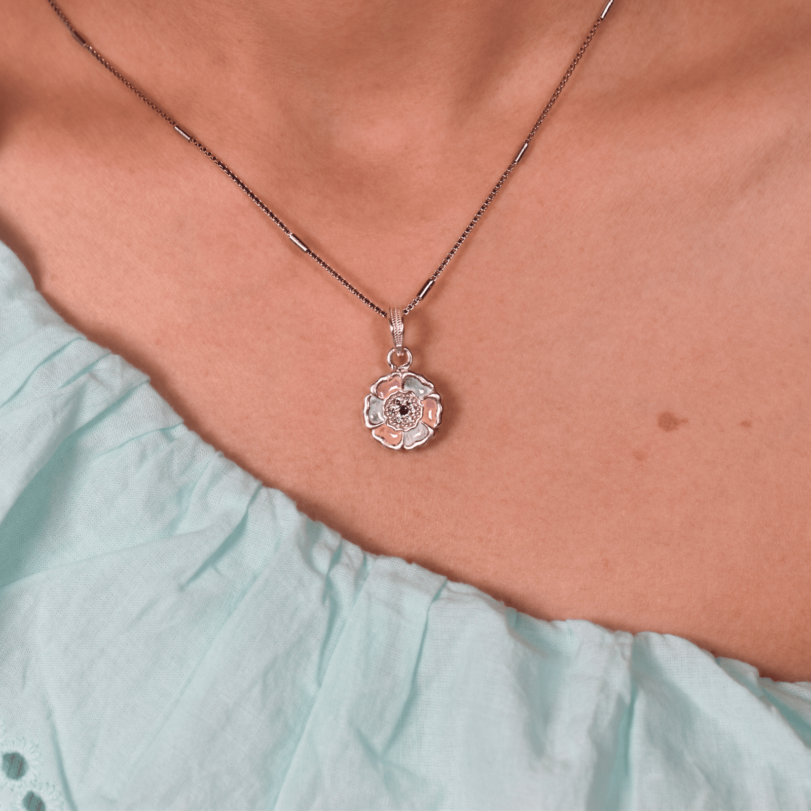Colorful Blossom Pendant