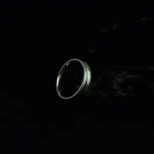 Chevron Striped Band Ring