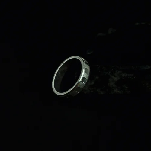 Sleek Modern Silver Band