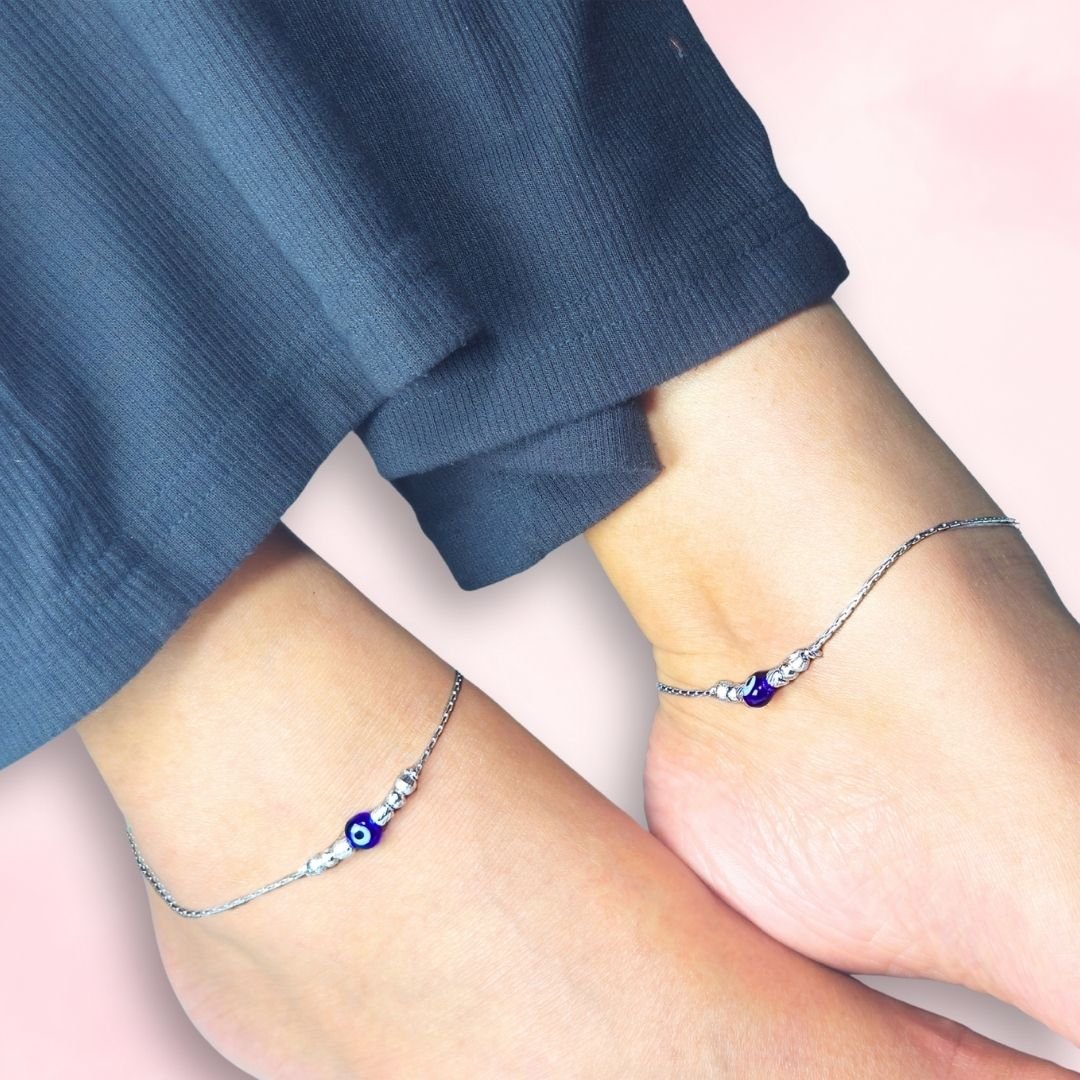 Guardian Eye Sterling Anklet