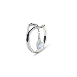 Elegant Drop Chain Ring