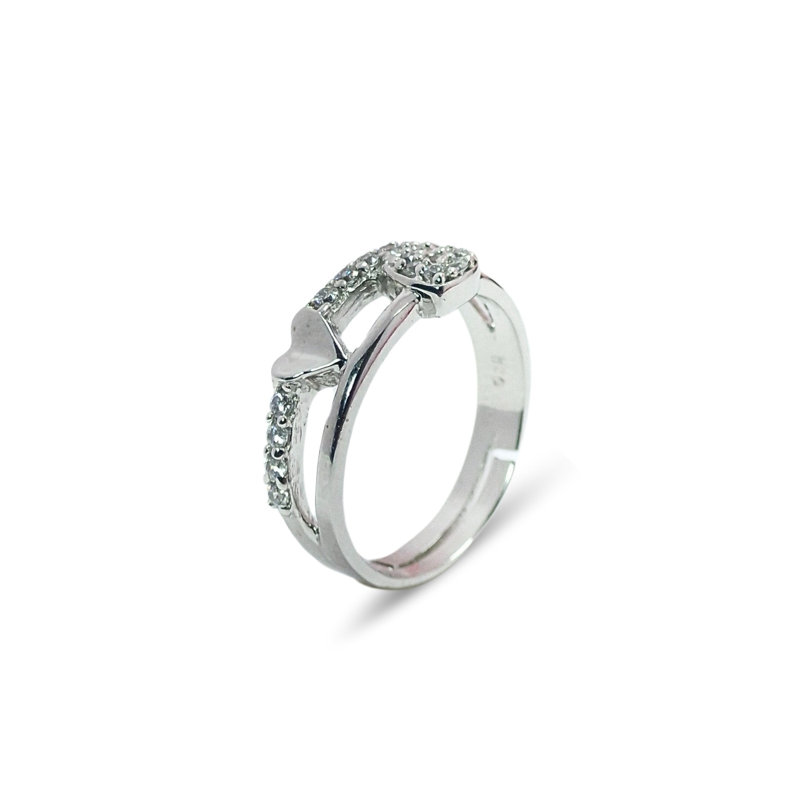 Heart & Sparkle Ring