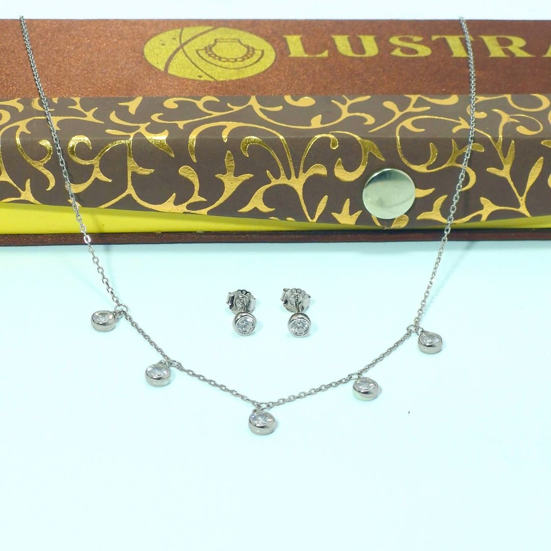 Radiant Elegance Necklace and Earrings Set
