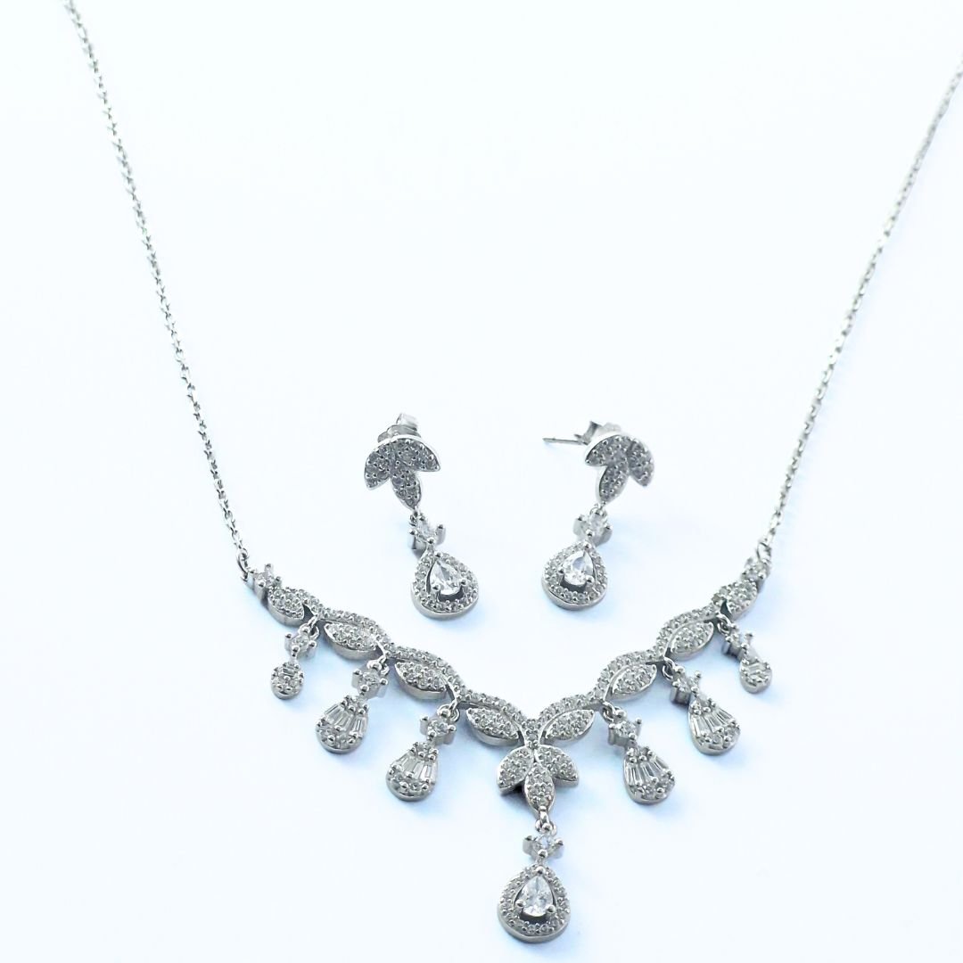 Radiant Elegance Necklace and Earrings Set