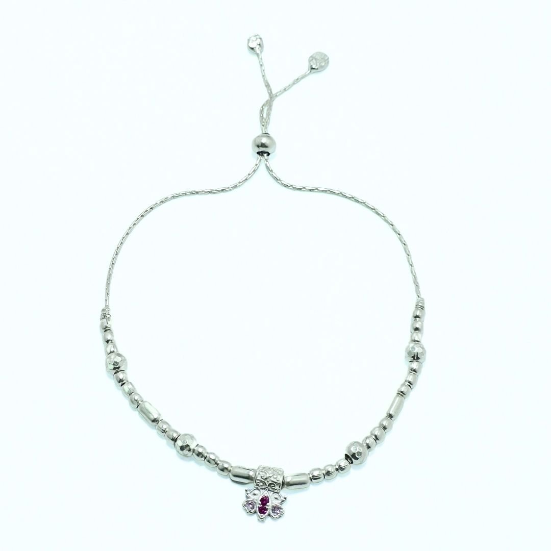 Mystic Charm Silver Anklet