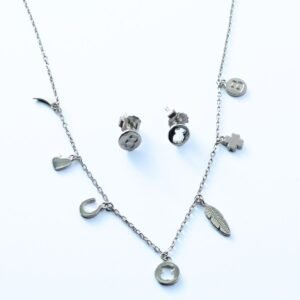 Lucky Charms Necklace and Earrings Set