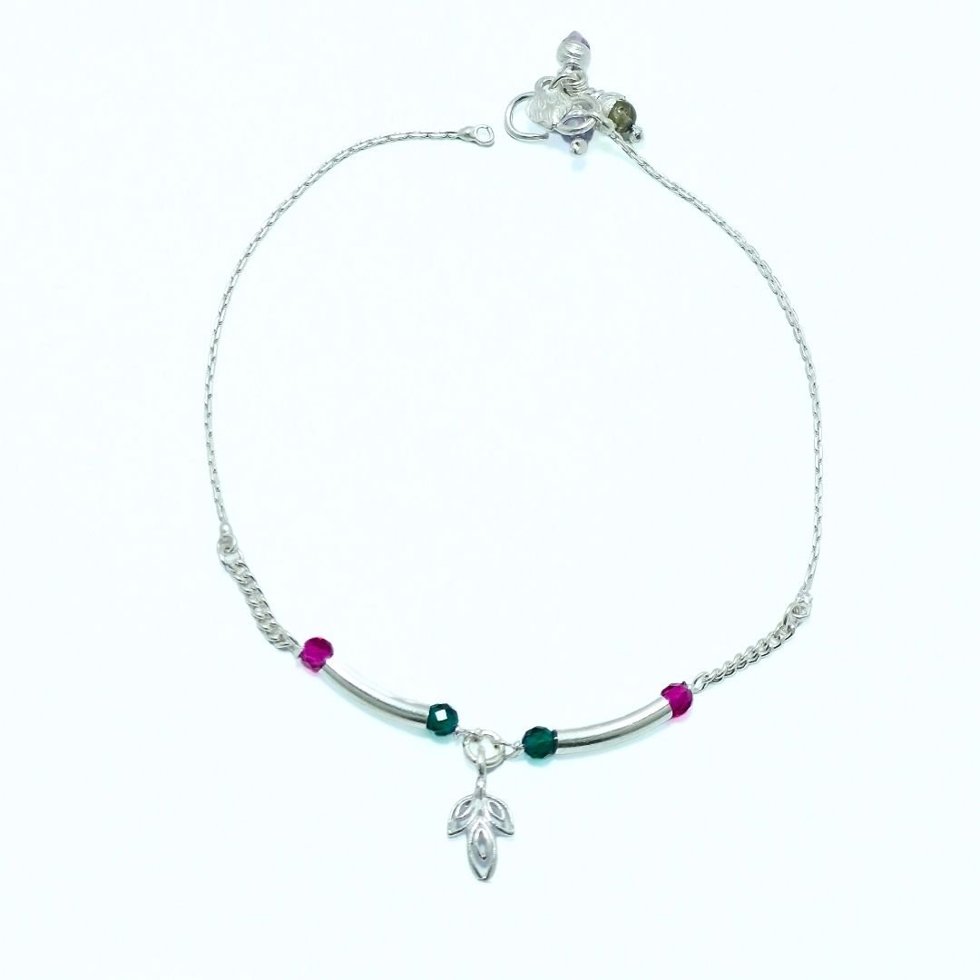 Emerald Blossom Anklet