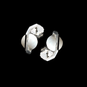 Modern Pearl Geometric Earrings