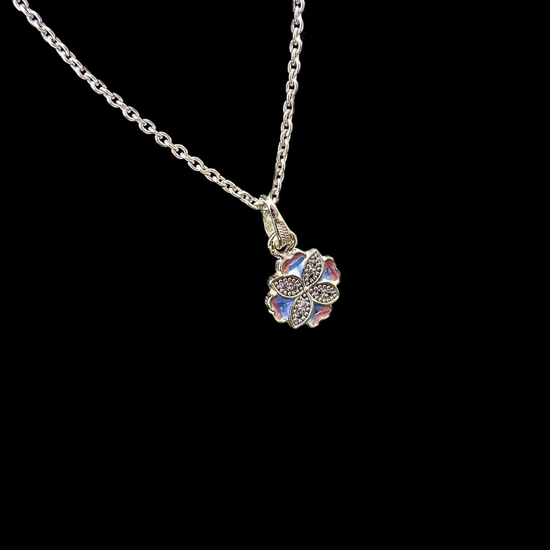 Colorful Floral Pendant