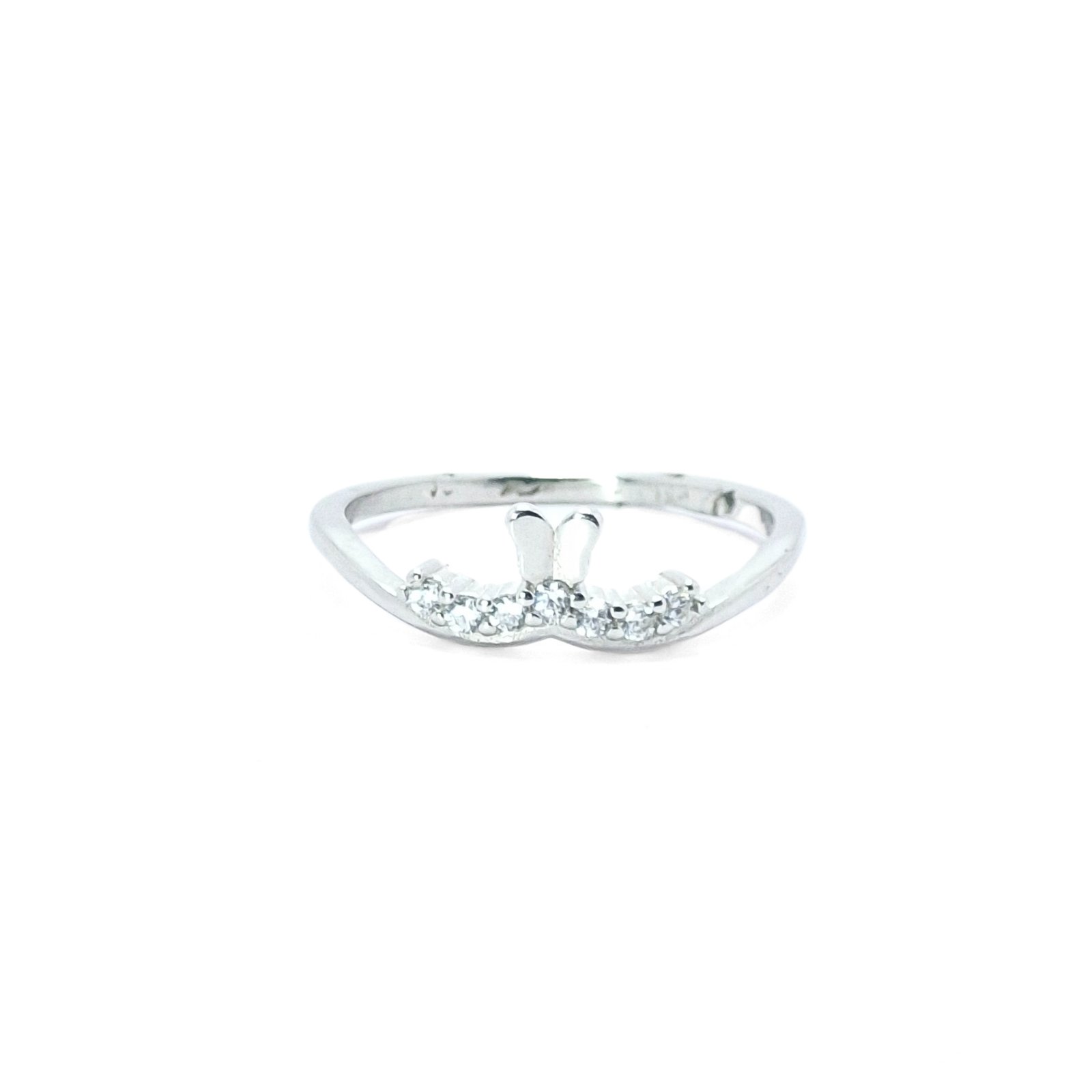 Bunny Ear Silver Ring