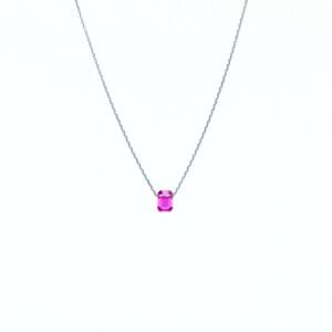 Radiant Gemstone Pendant Necklace