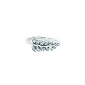 Emerald Leaf Ring