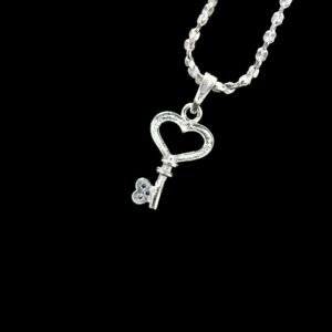 Heart Key Pendant