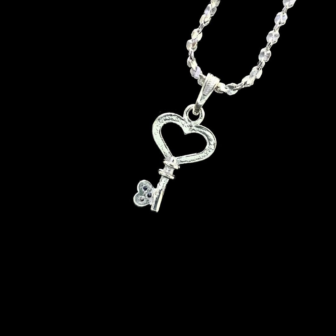 Heart Key Pendant