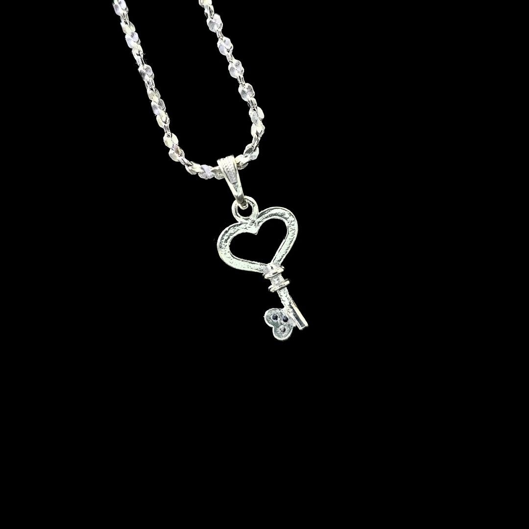 Heart Key Pendant