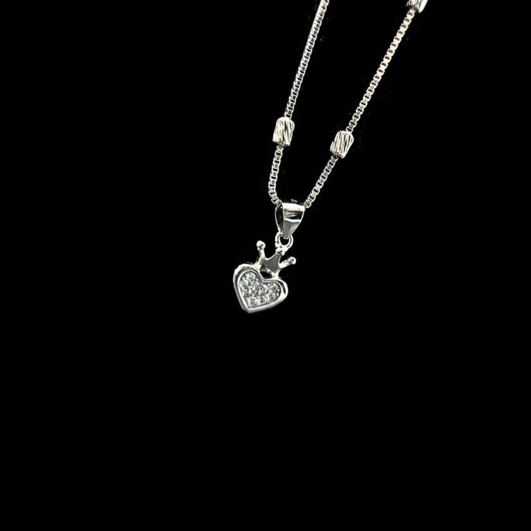 Crown Heart Pendant - Image 4