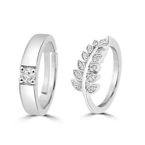 Everleaf Radiance Couple Ring Set