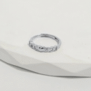 Endless Hearts Sterling Silver Heart Band