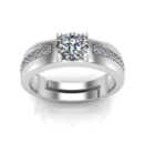 Titan Crest Sterling Ring